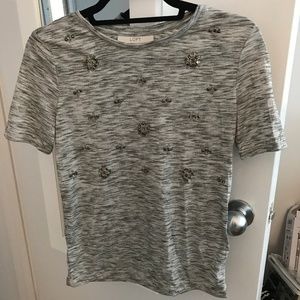 LOFT embellished Tee